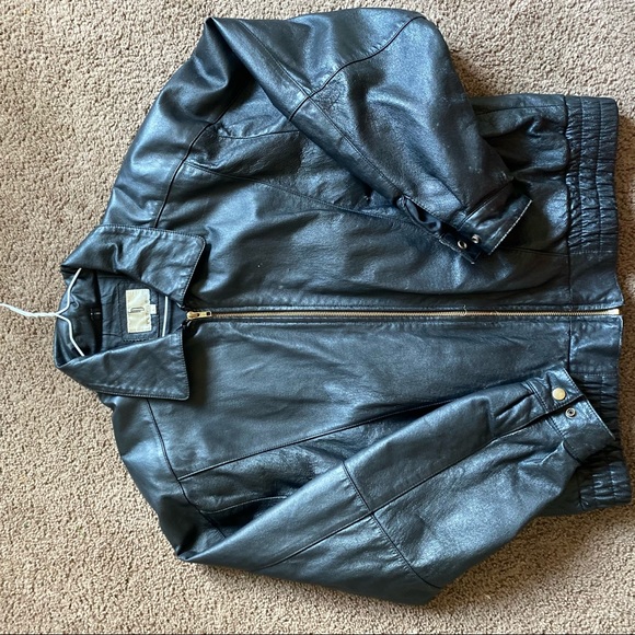 timothy daniels Jackets & Coats Vintage Leather Varsity Jacket Usa